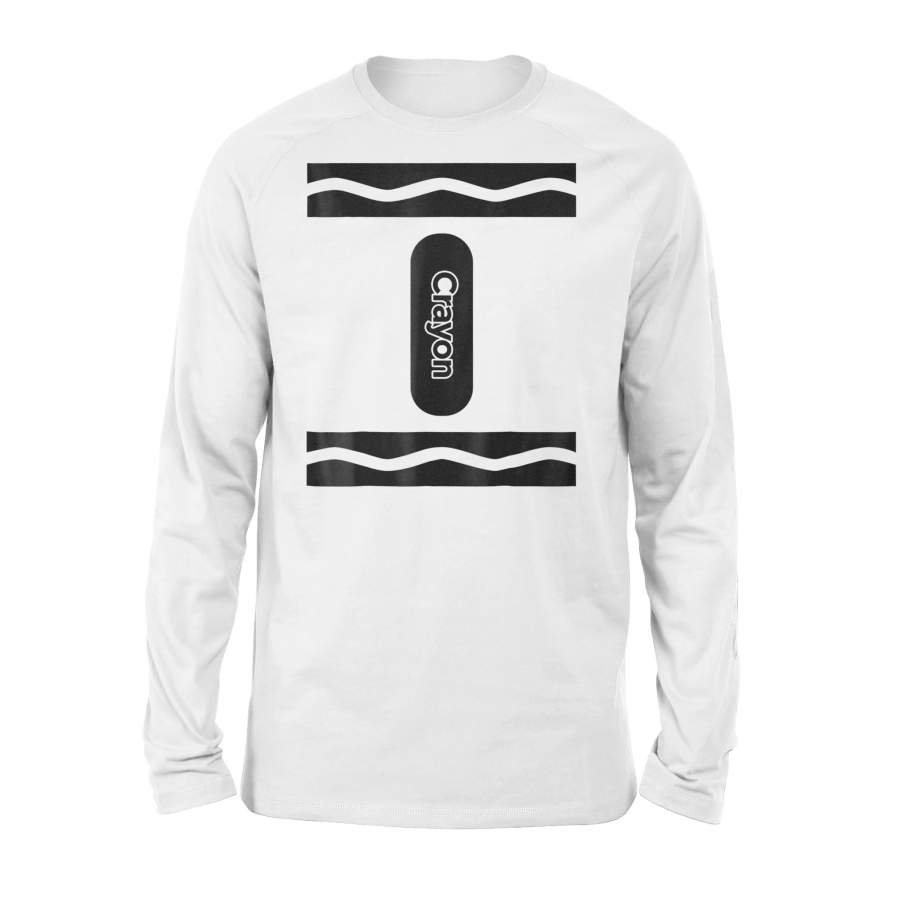 Crayon Halloween Multicolor Costume For Groups Friends Halloween Long Sleeve T Shirt