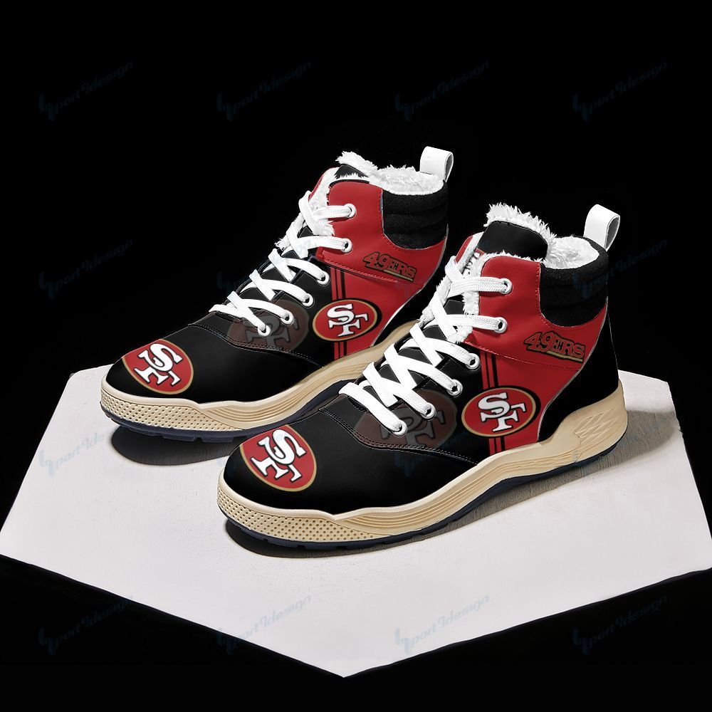 San Francisco 49ers Winter High Top Fashion Sneaker 41