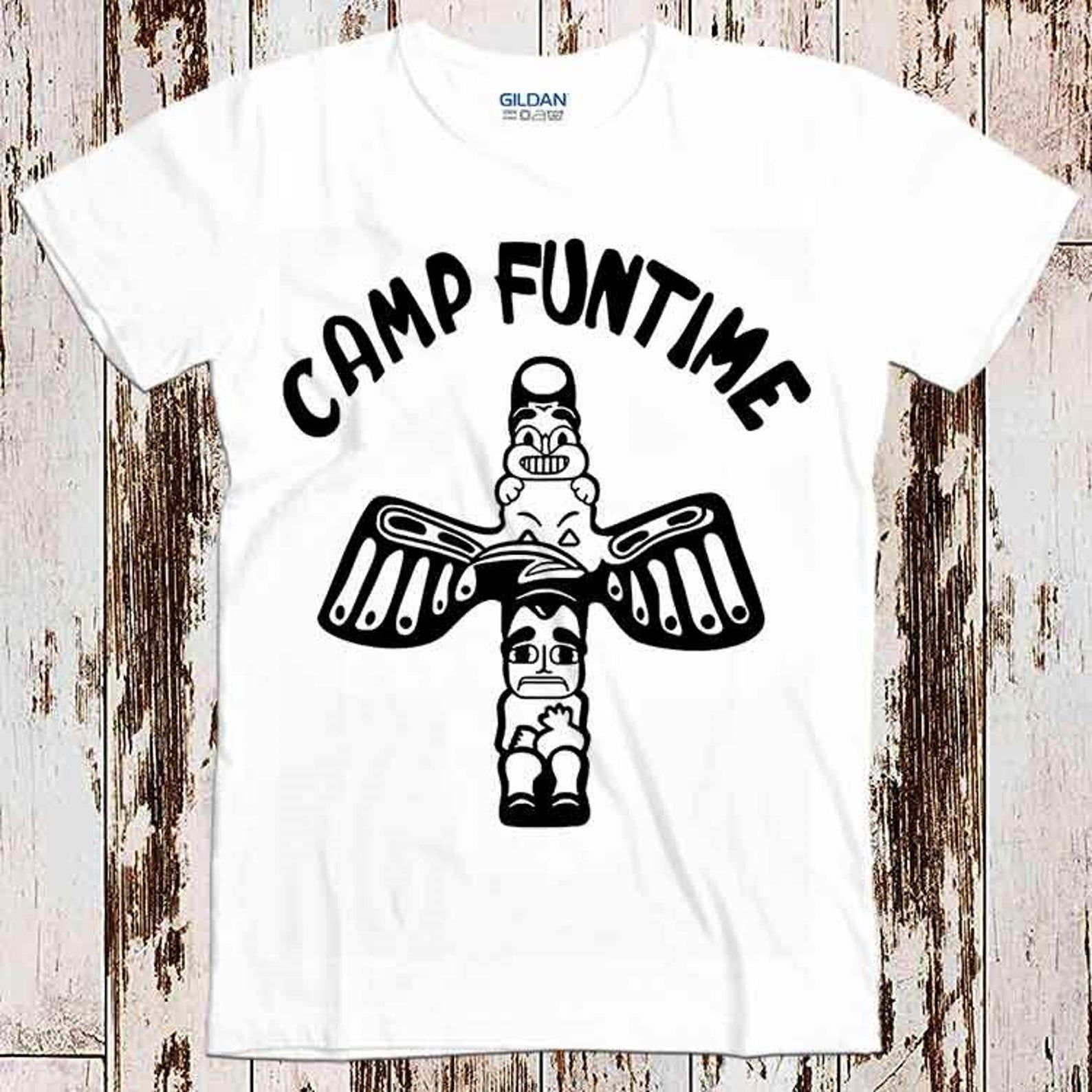 Camp Funtime Totem Pole Blondie Debbie Harry Retro Tee Top Vintage Unisex T Shirt 8308