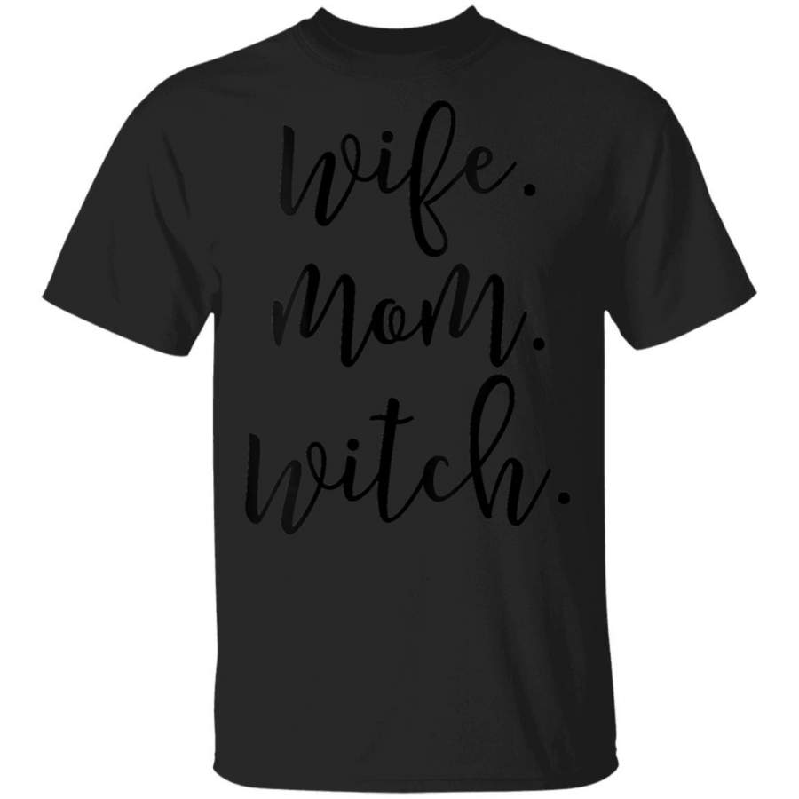 Wife Mom Witch Funny Halloween Coffee Mug Unisex Men Women Tshirt