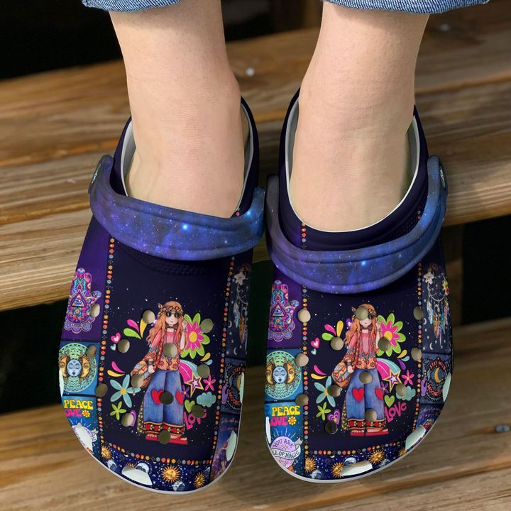 Hippie Peace Love Sku 2090 Crocs Cro …