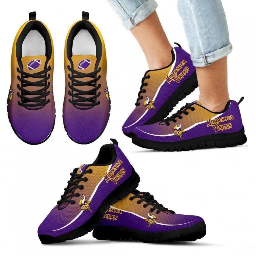 Colorful Minnesota Vikings Passion Sneakers #959