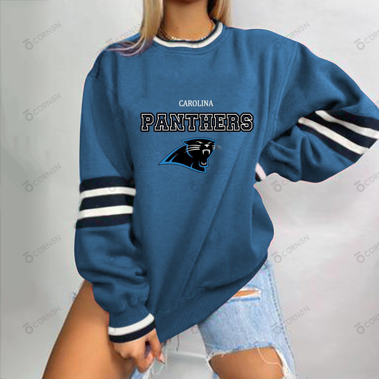 Carolina Panthers  3D Printed Sweater