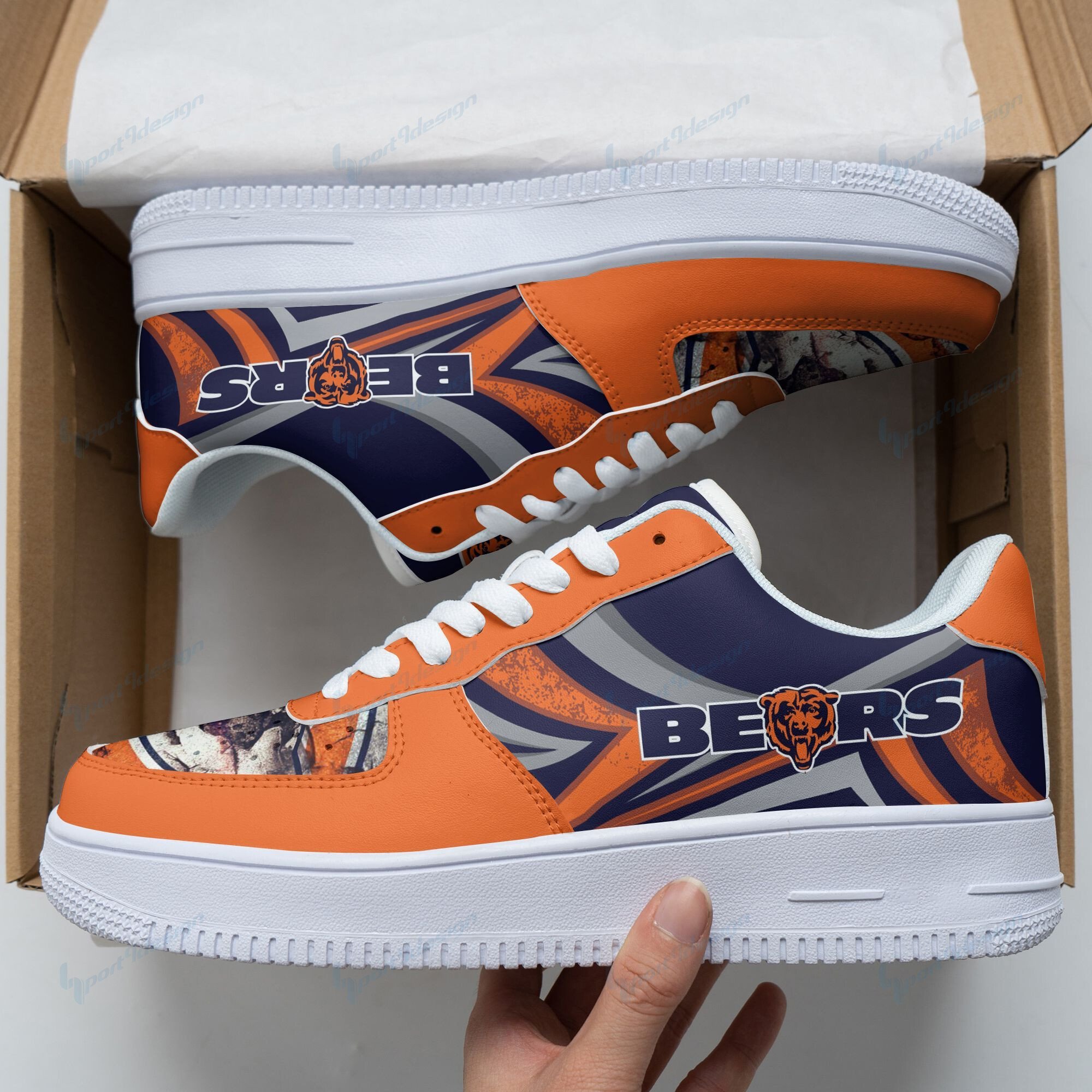 Chicago Bears Personalized Af1 Shoes 161