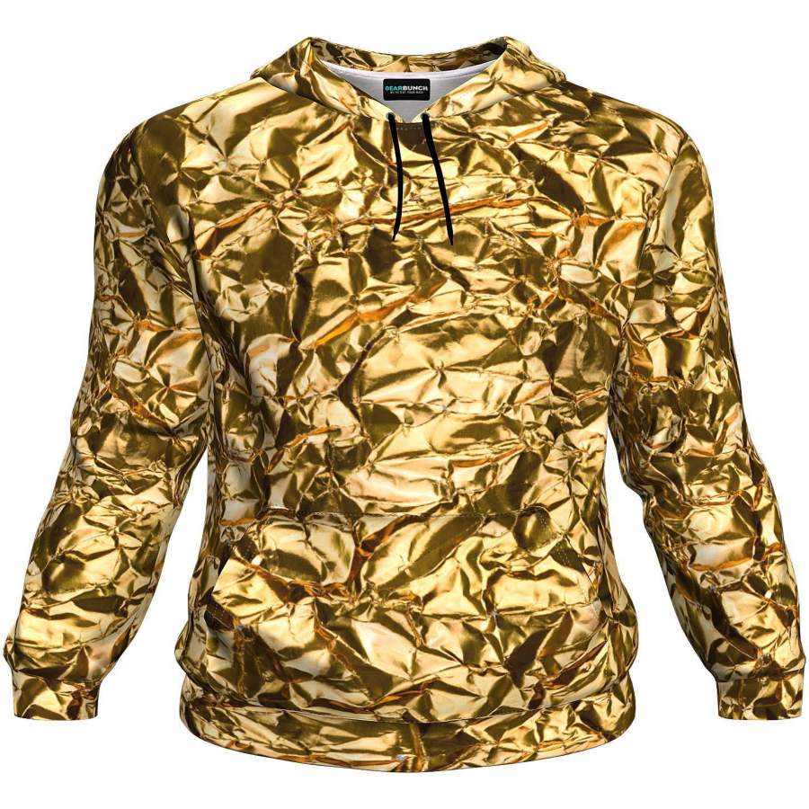 Wrinkled Gold Unisex Men/Women All-Over Print 3D Hoodie