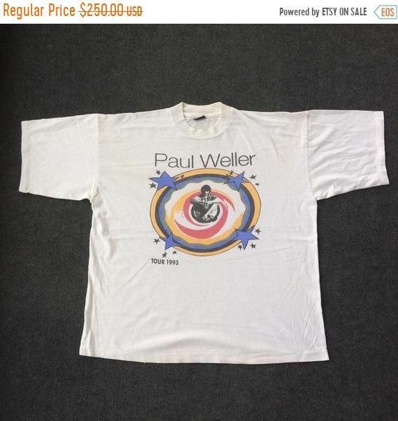 Vintage Paul Weller 90S Tour 1993 Promo Shirt