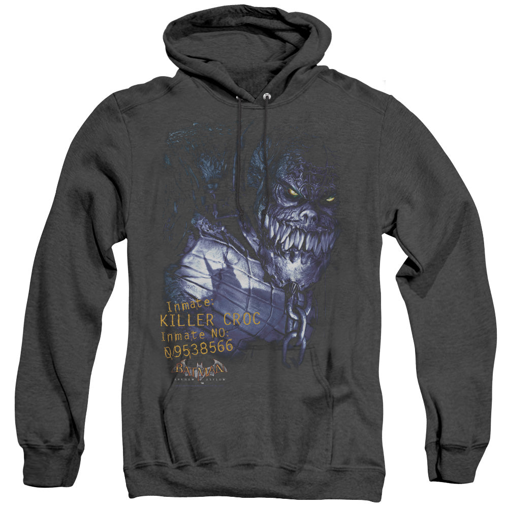 Batman Aa Arkham Killer Croc Heather Mens Hoodie Black