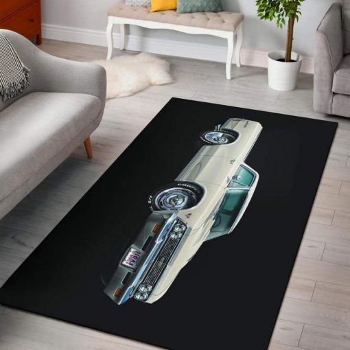 1966 Chevy El Camino Muscle Car Art Area Rug Living Room Rug Home Decor Carpets