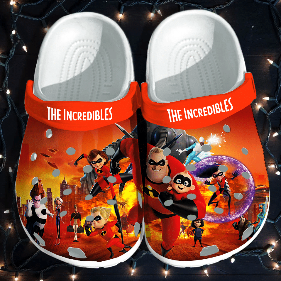 The Incredibles For Men And Women Rubber 3D Crocband Clog
