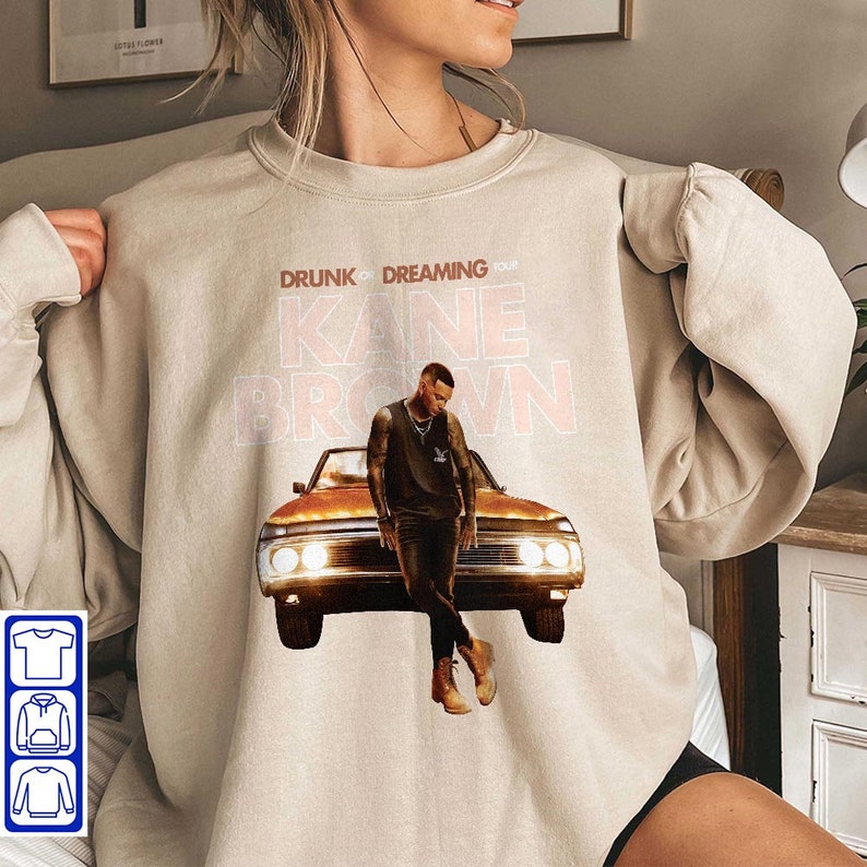 Kane Brown Drunk Or Dreaming 2023 Tour Sweatshirt, Kane Brown Tour 2023 Sweatshirt, Drunk Or Dreaming Tour 2023 Shirt