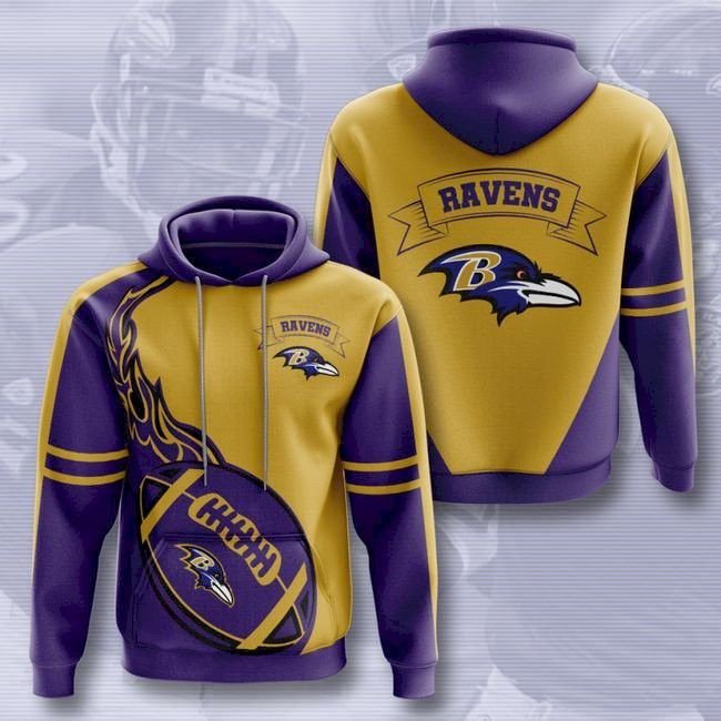 Baltimore Ravens   Idea16 Unisex 3D Hoodie Gift For Fans