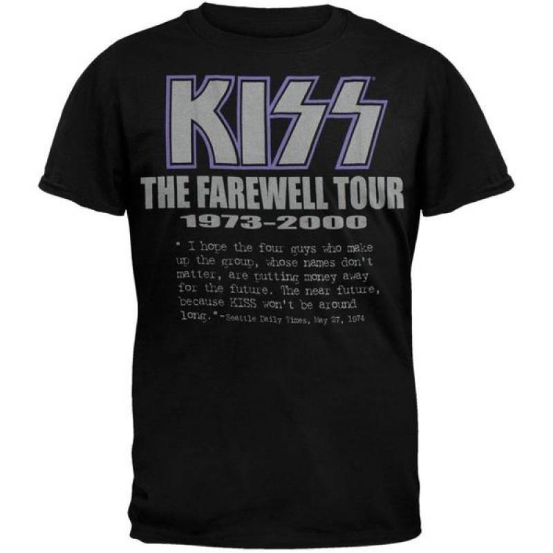 Kiss – Farewell Tour T-Shirt – TXTrend Shop