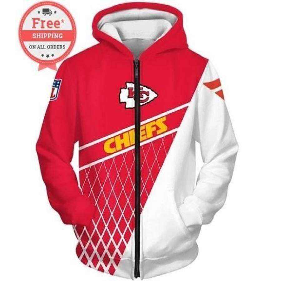 Kansas City Chiefs Hoodie 3D Style4373 All Over Printed