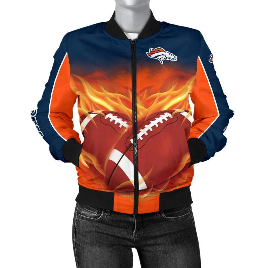 Playing Game With Denver Broncos Jackets Shirt For Women