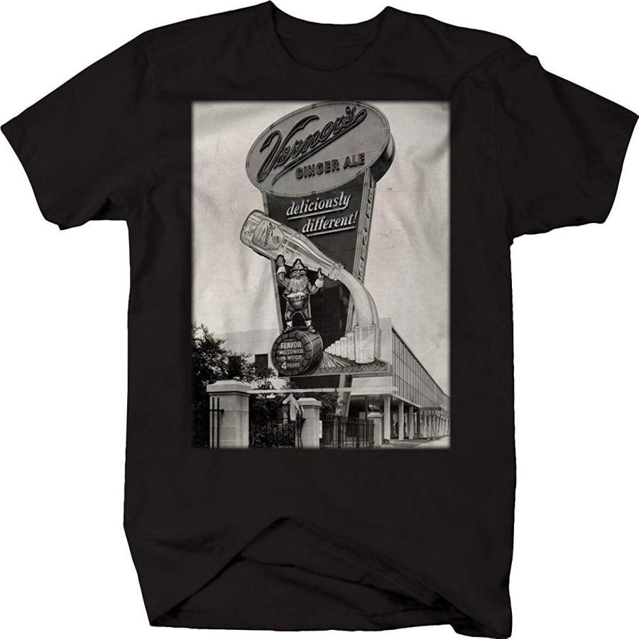 Vernors Detroit Original Diner Restaurant Vintage Men’S Cotton T-Shirt