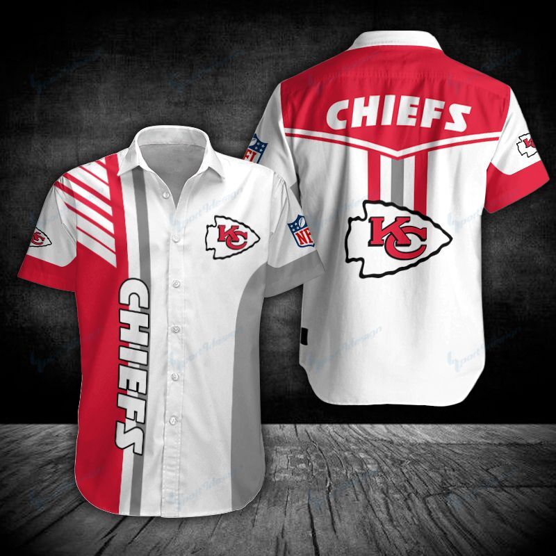 Kansas City Chiefs Button Shirts 044