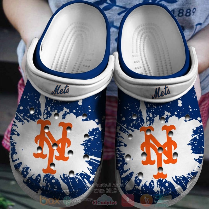 New York Mets Crocs Crocband Shoes