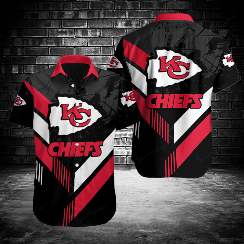 Kansas City Chiefs Button Shirt Bg873