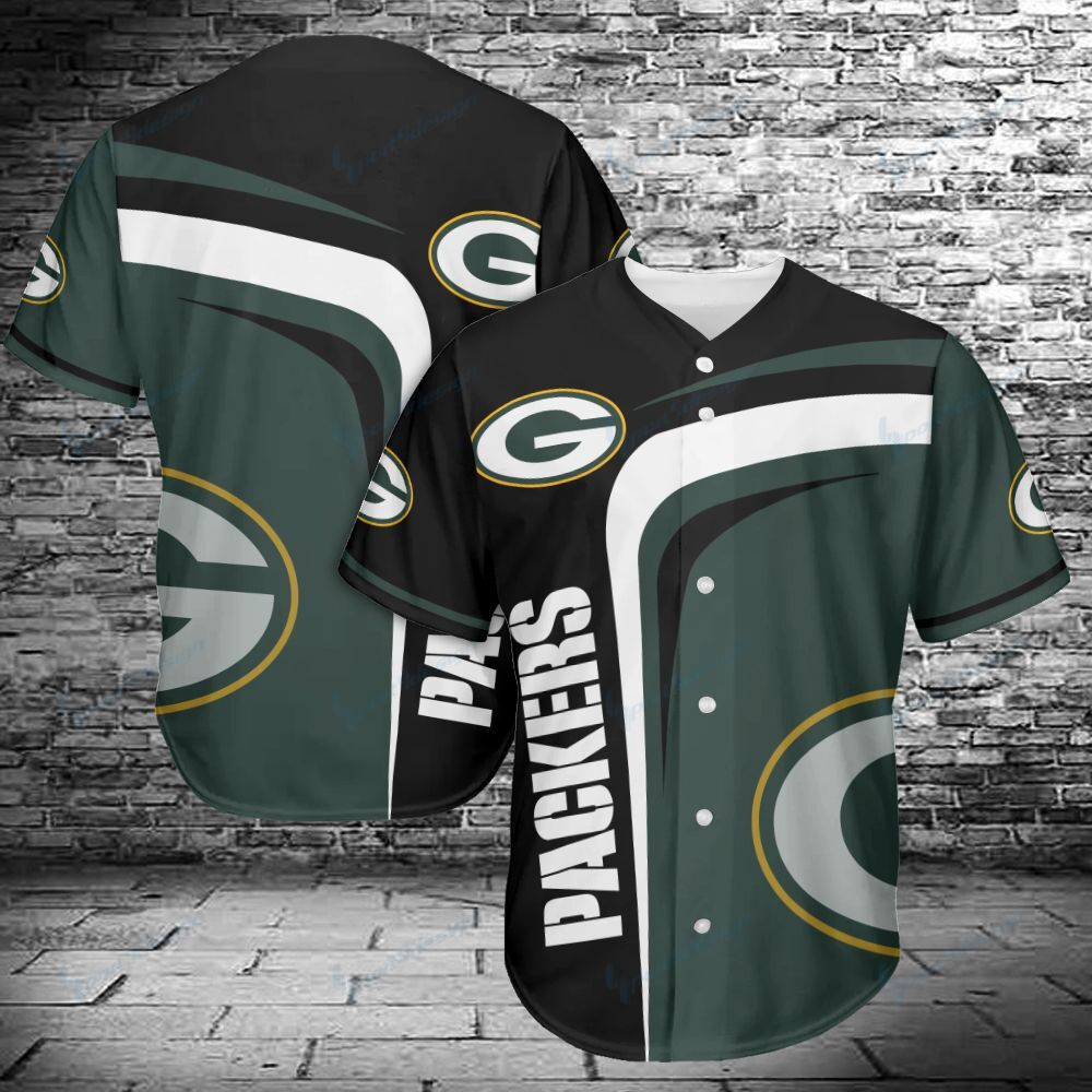 Green Bay Packers Baseball Jersey Shirt 421