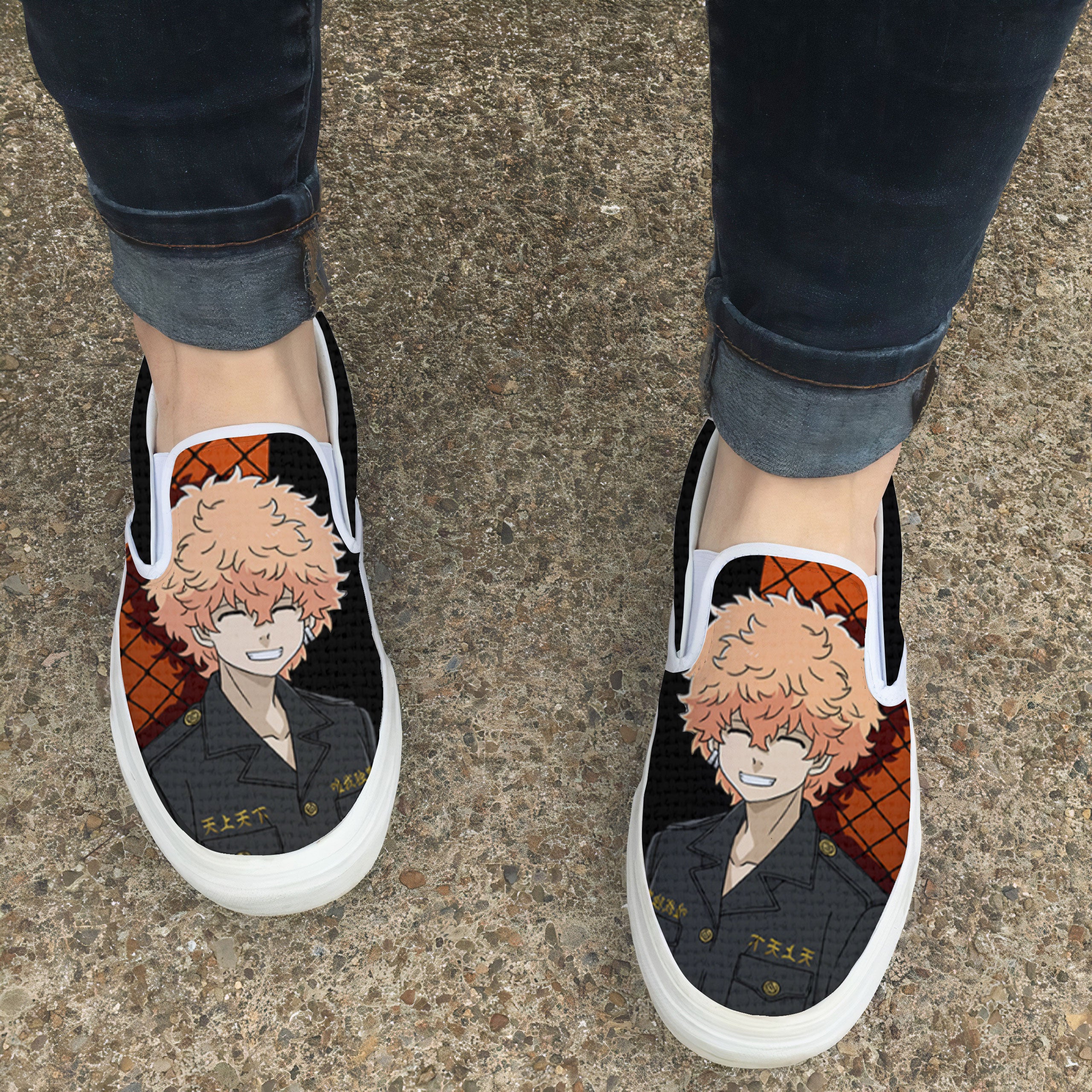 Tokyo Revengers Nahoya Kawata Shoes Custom Anime Classic Slip-On Sneakers