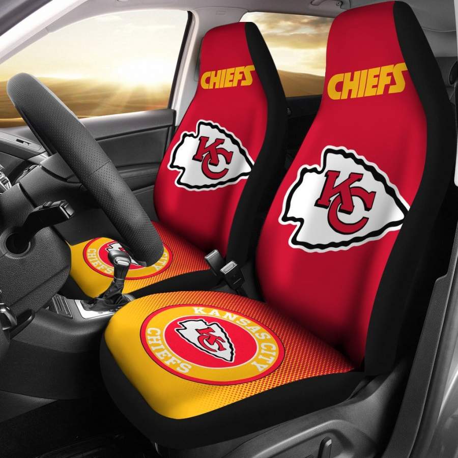 New Fashion Fantastic Kansas City Chiefs Car Seat Covers