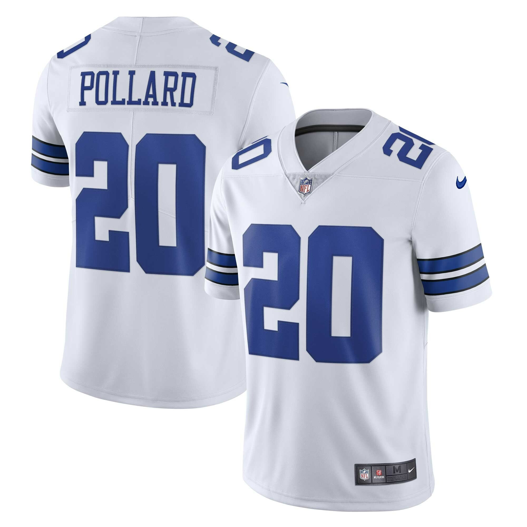 Tony Pollard Dallas Cowboys White Jersey – All Stitched