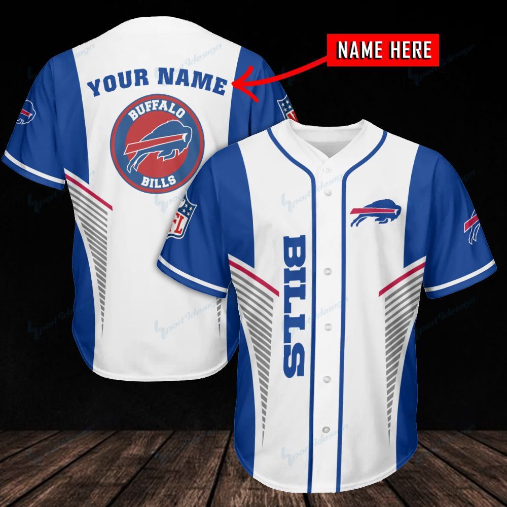 Buffalo Bills Baseball Jersey 416