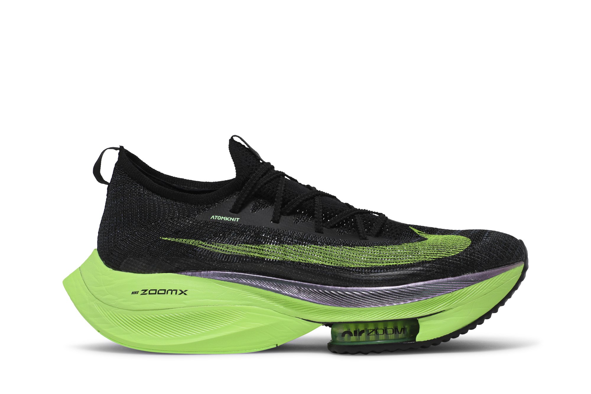 Nike Air Zoom Alphafly Next Black Electric Green – Kohlrabis 194275461663