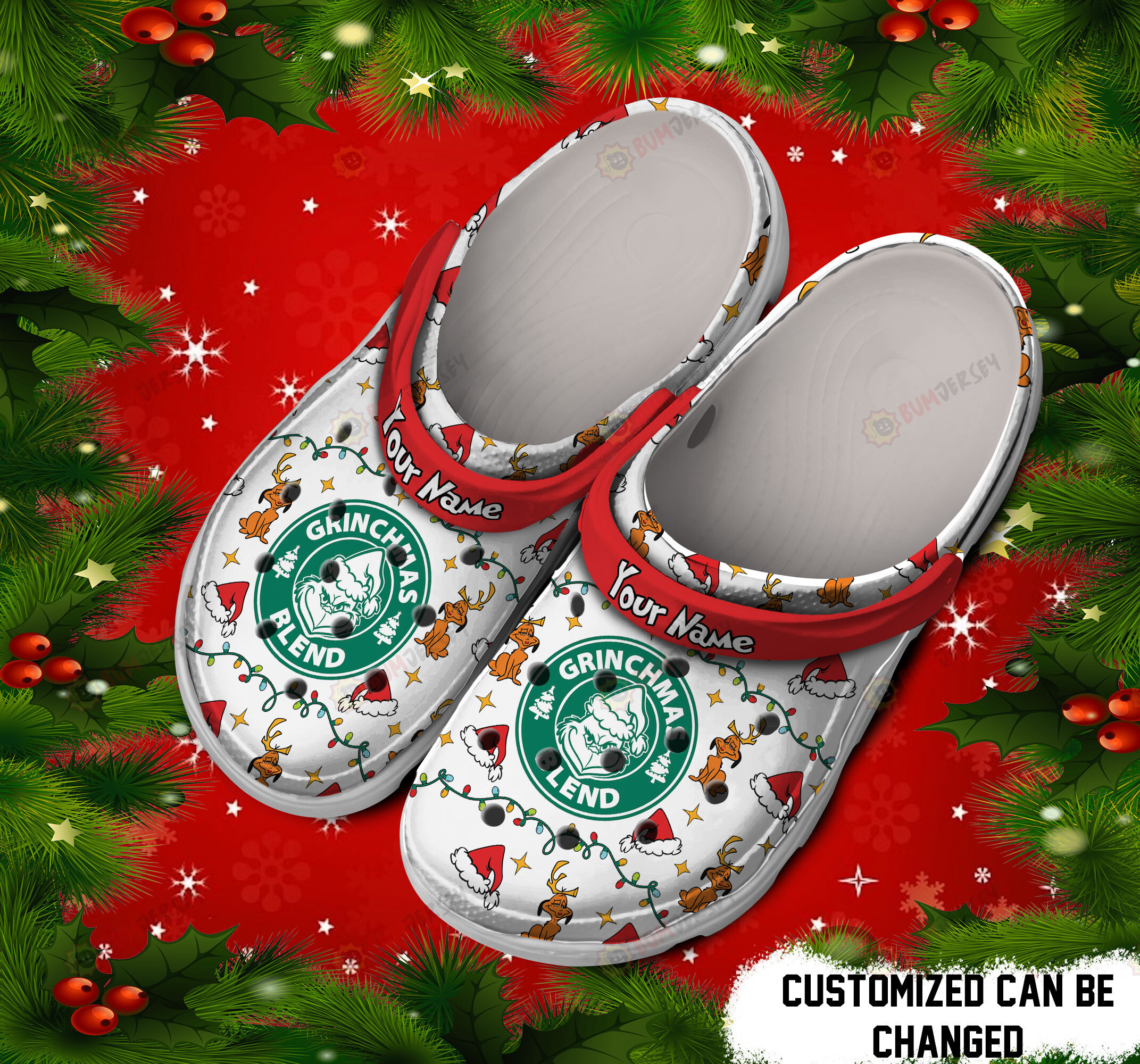 Grinch Christmas Face Crocss Crocband Clog Comfortable Water Shoes – Aop Clog