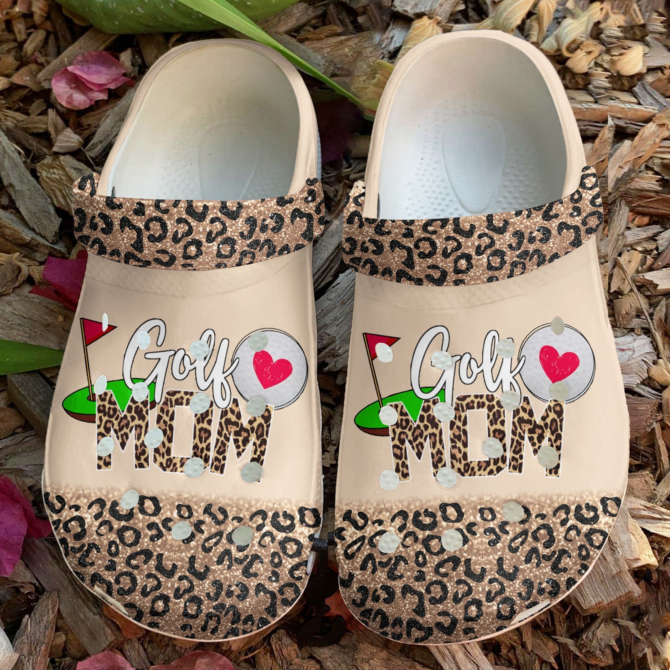 Golf Mom Cheetah Sku 1195 Crocs Clog …