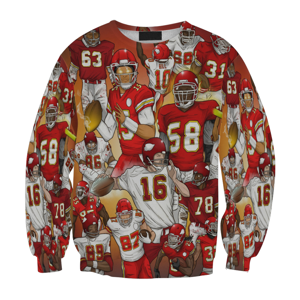 Kansas City Chiefs Team V12 Gift For Fan 3D Full Printing Sweatshirt