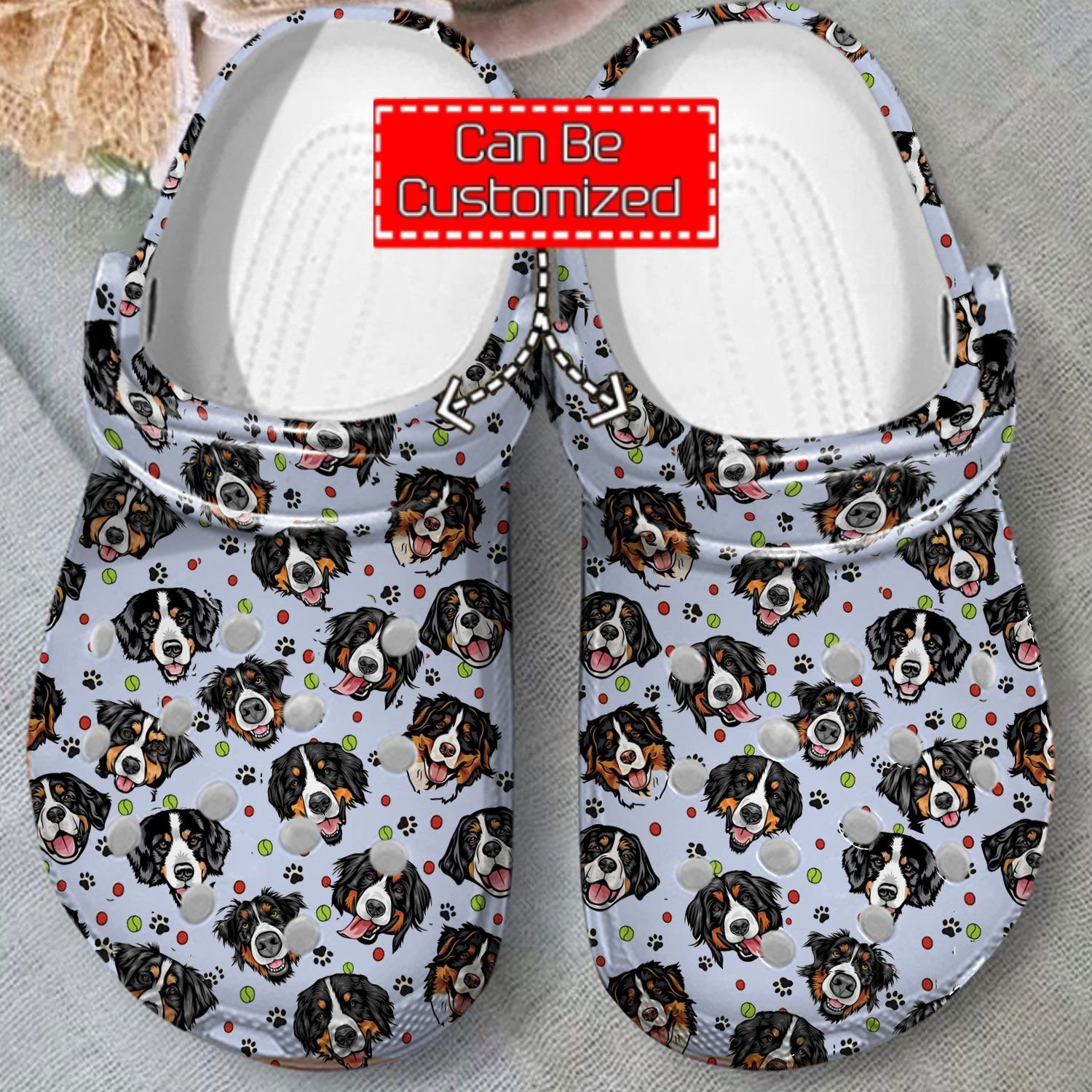 Animal Print Crocs – Bernese Mountain Clog Shoes