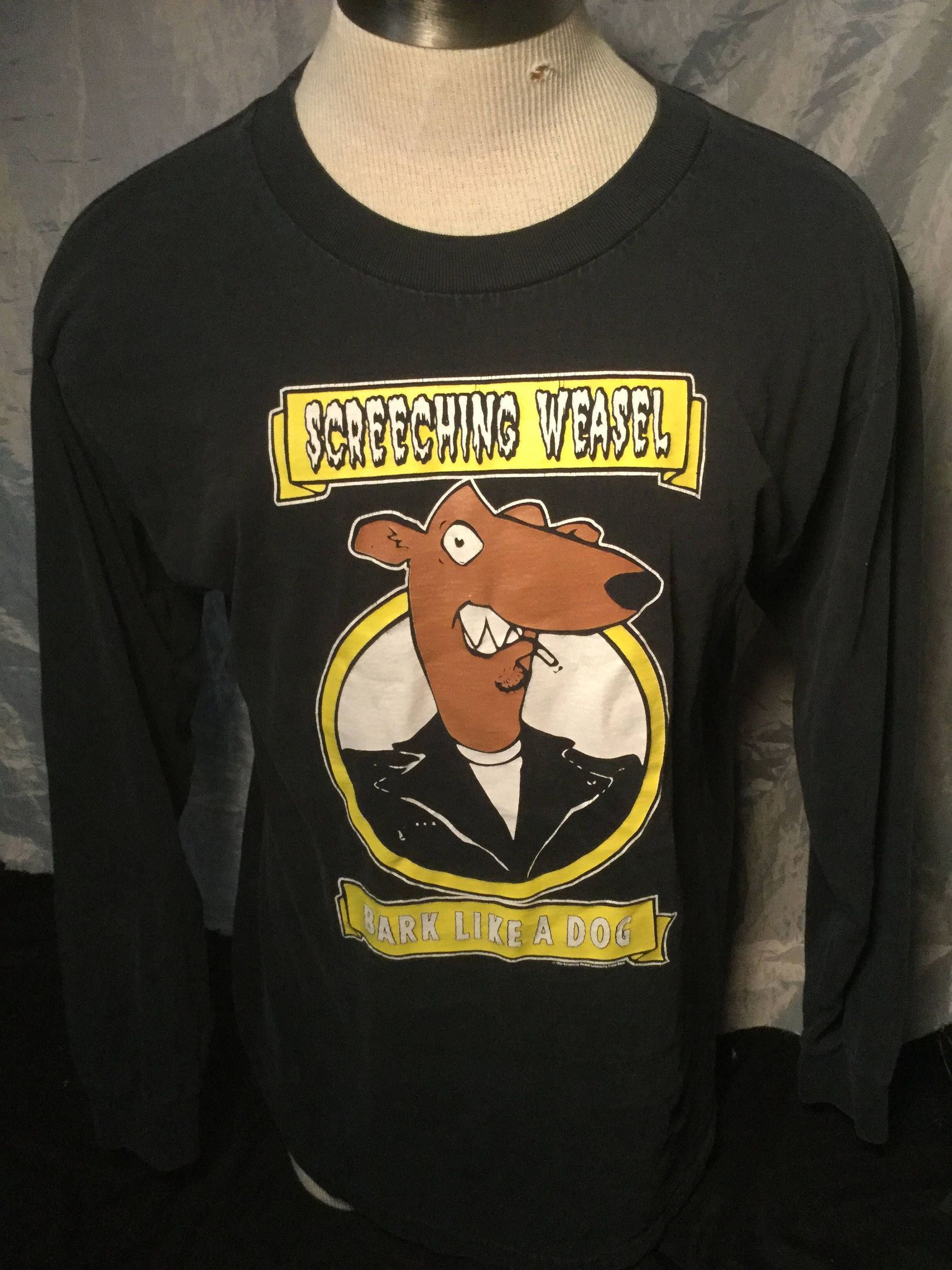 Vintage 1990 Screeching Weasel Concert Tour Shirt By 413Productions Shirt