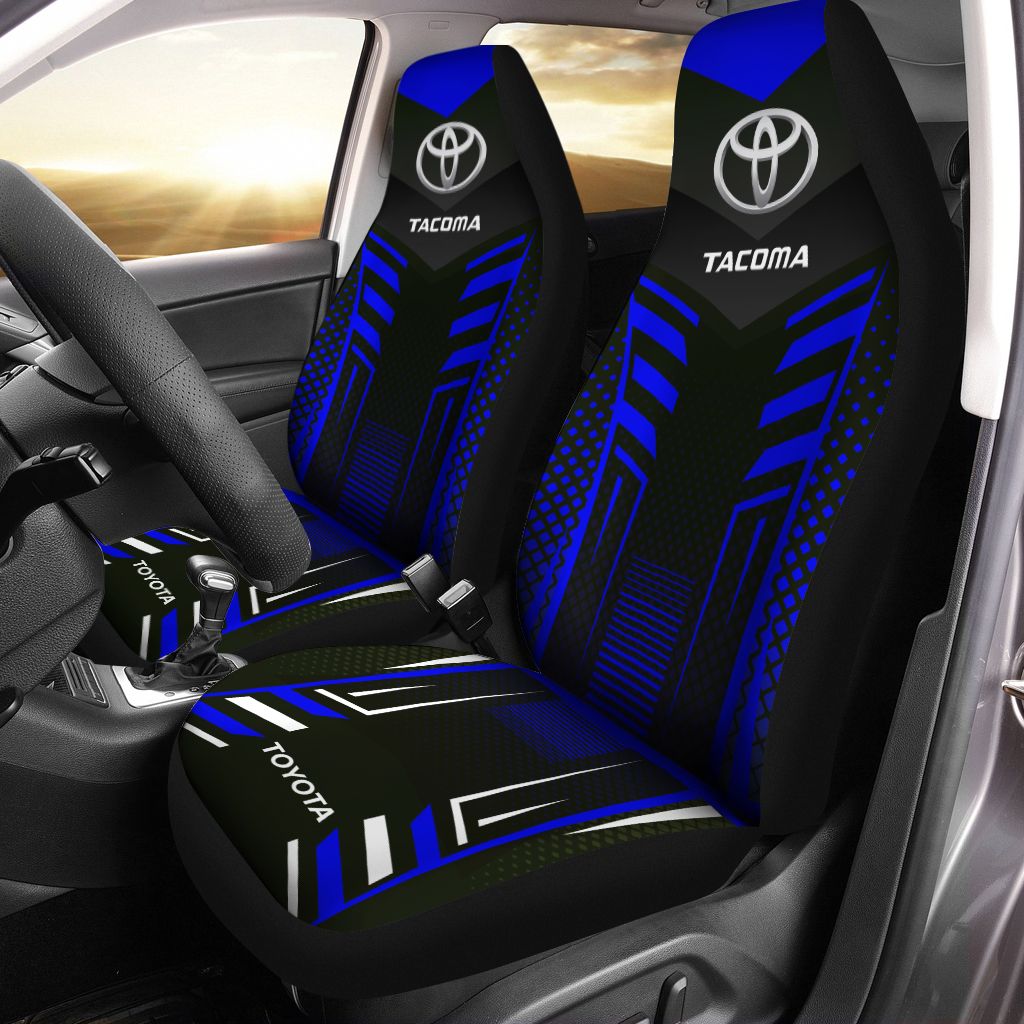 Toyota Tacoma DVT-HL Car Seat Cover (Set of 2) Ver 9 (Blue)