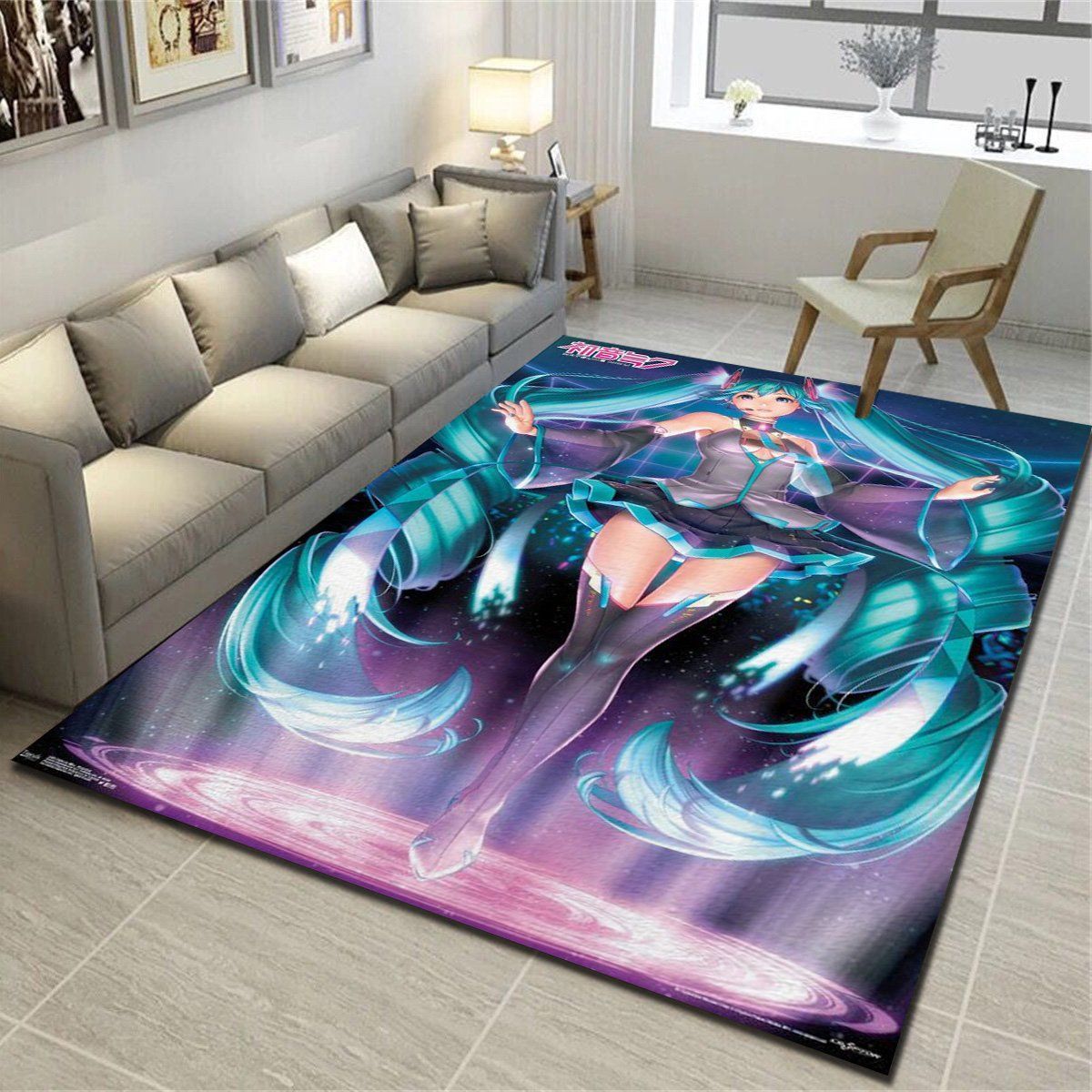 Hatsune Miku Projection Rugs, Living &hellip;