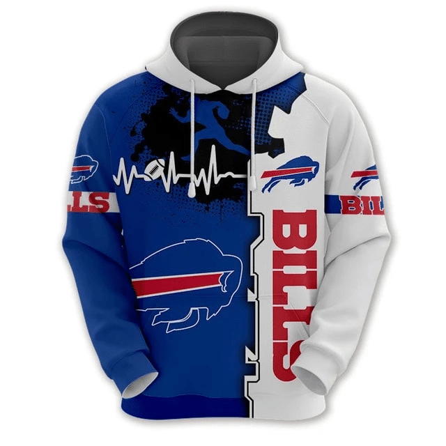 Buffalo Bills Beating Curve And 60 Unisex 3D Hoodie Gift For Fans