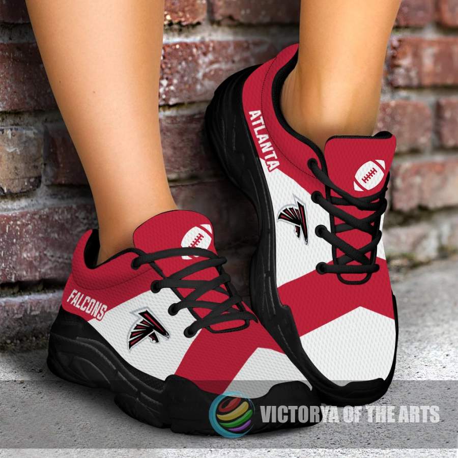 Colorful Logo Atlanta Falcons Chunky Sneakers