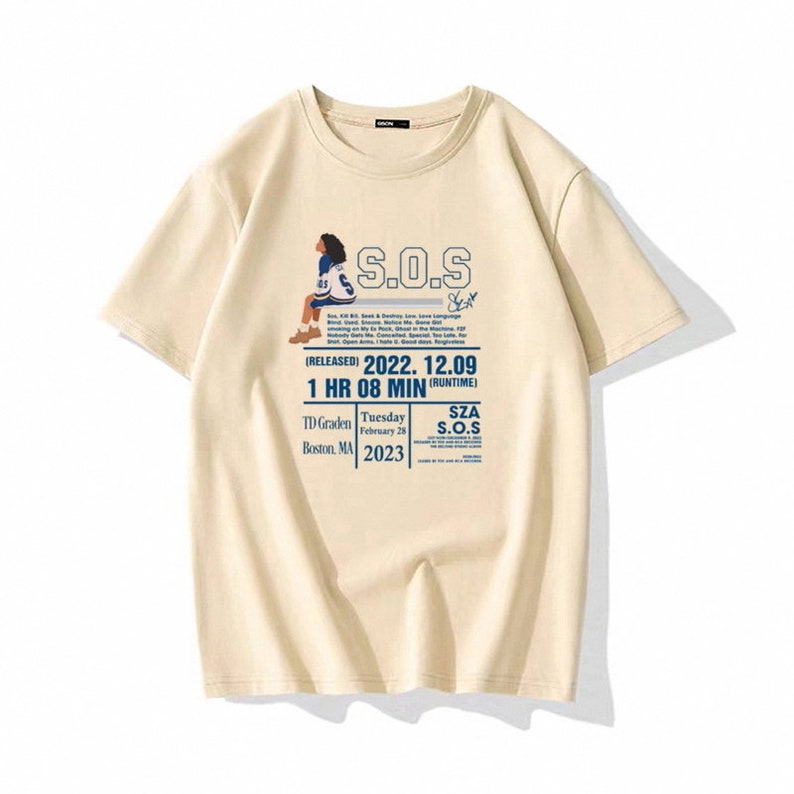 Sza Shirt, Good Days Graphic Tee, Sos Tour 2023