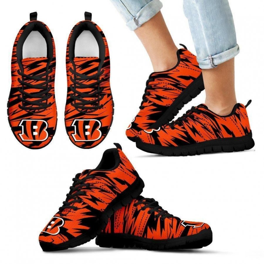 Brush Strong Cracking Comfortable Cincinnati Bengals Sneakers #970