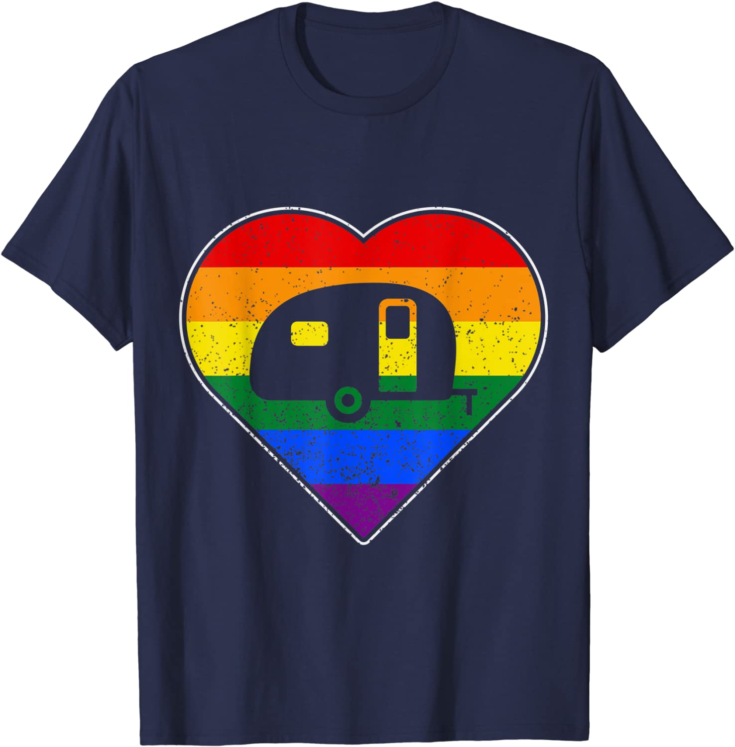 T Shirt For Lgbt Camping Rainbow, Gay Camper Shirt, Camping Lesbian T Shirts