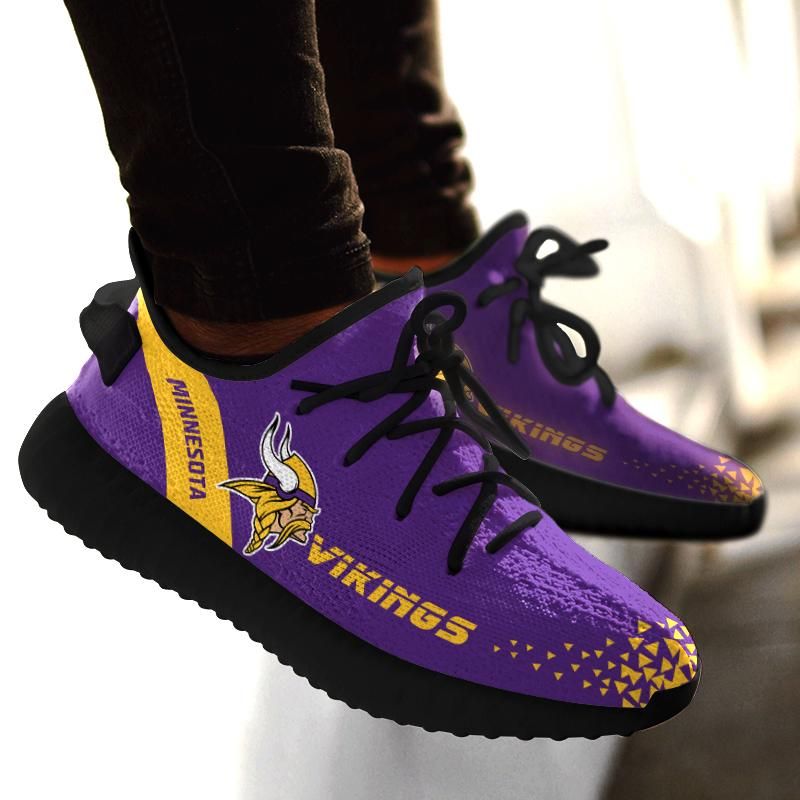 Buy Line Logo Minnesota Vikings Sneakers As Special Shoes