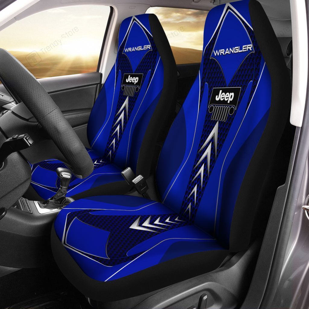 JEEP WRANGLER CAR SEAT COVER (SET OF 2) VER 3 (BLUE)