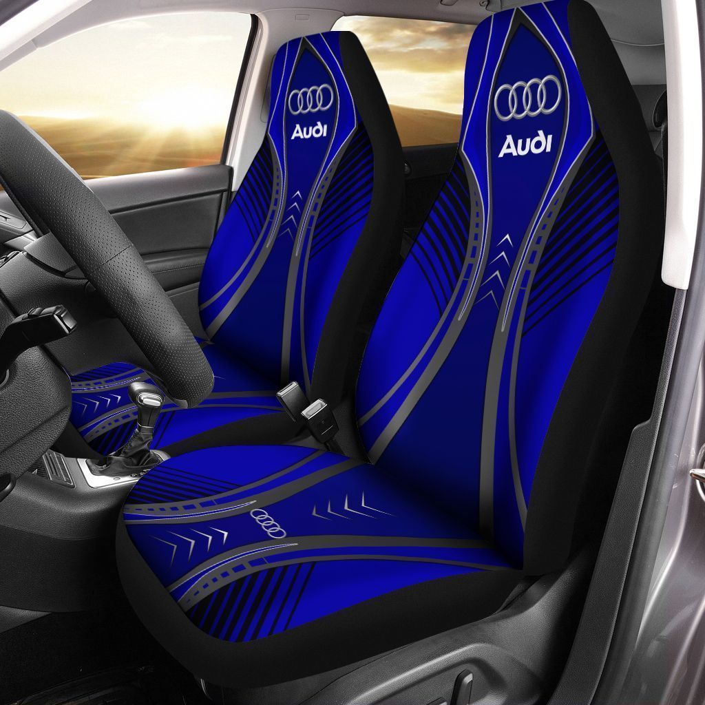 Audi PVT-NH Car Seat Cover (Set of 2) Ver 1 (Blue)