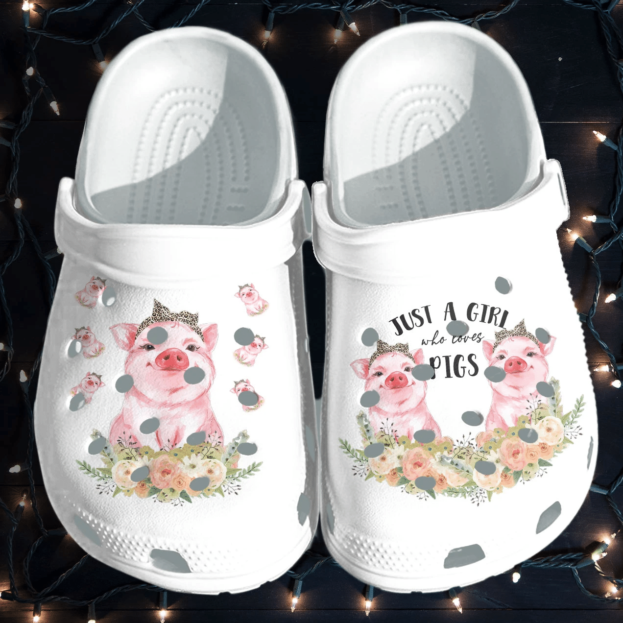 Pig Girl Cute Crocbland Clog Shoes G …