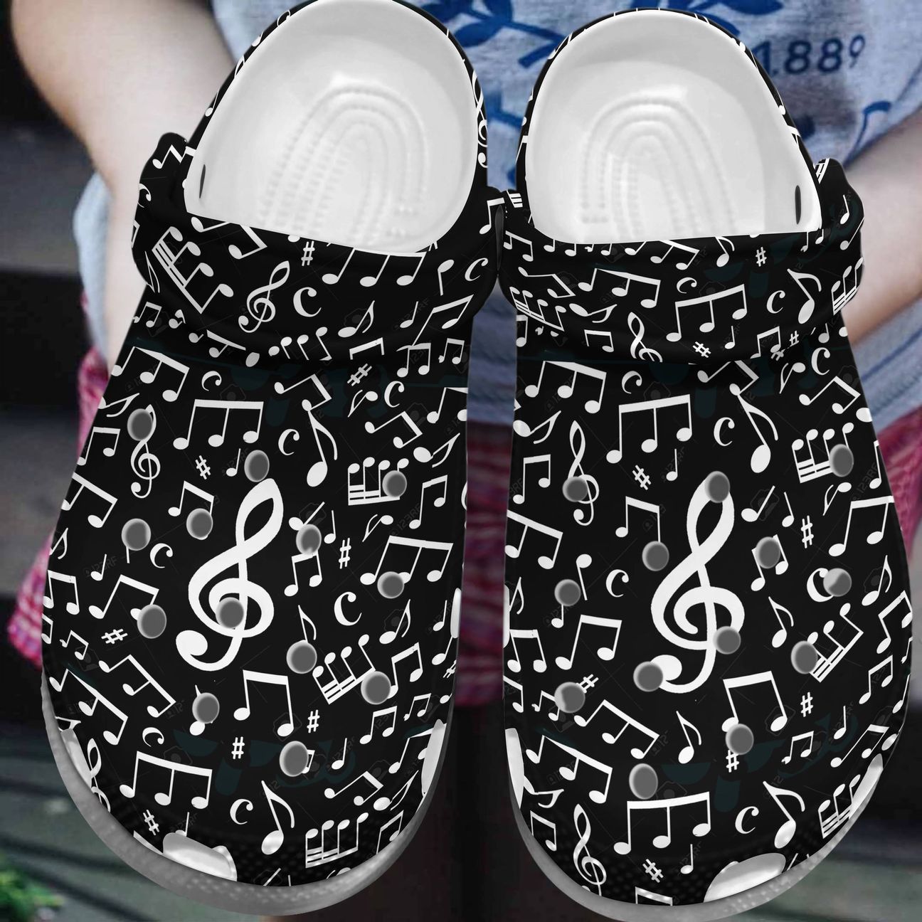 Music Personalized Clog Custom Crocs &hellip;
