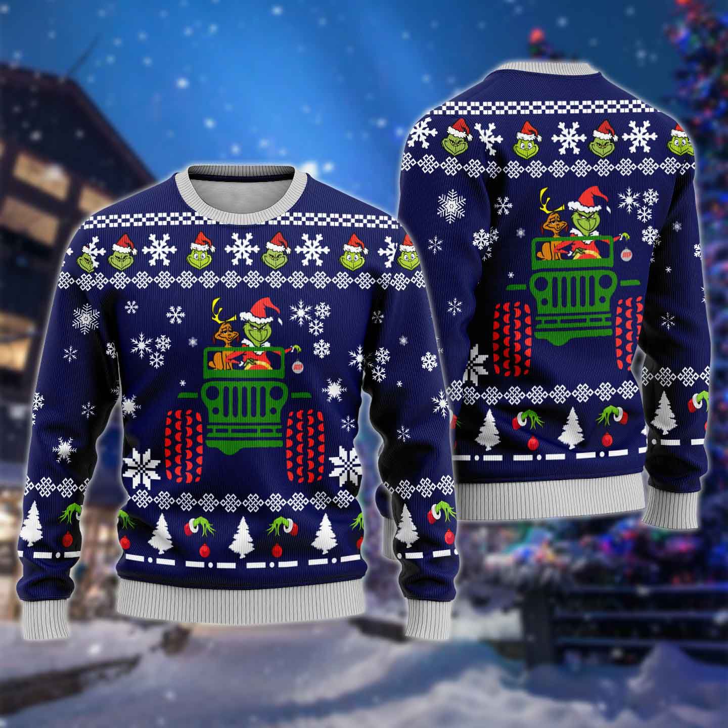 Christmas Sweater – Grinch Sweaters 3D All Over Printed Shirts For Men And Women