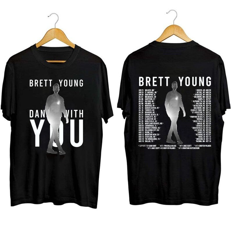 Brett Young Dance With You Tour 2023 Shirt, Brett Young Fan Shirt, Brett Young 2023 Concert Shirt