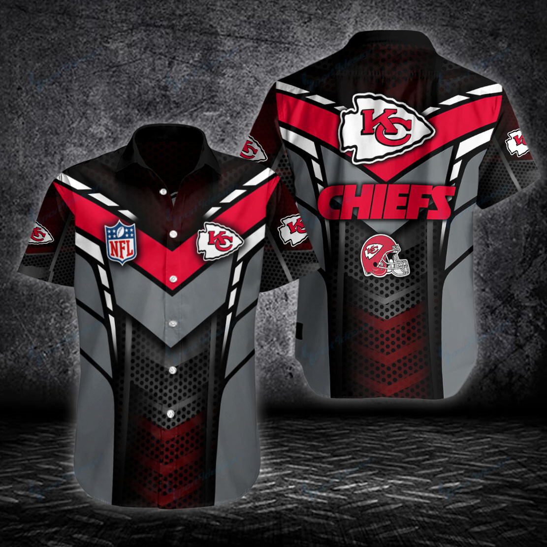 Kansas City Chiefs Button Shirts Bg225