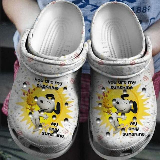 Snoopy My Sunshine Crocss Crocband Clog Comfortable Water Shoes
