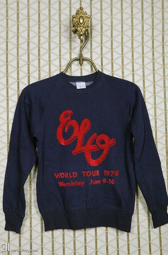 Elo Shirt Electric Light Orchestra Shirt 1970S Vintage Rare Concert Tour Shirt 1978 Shirt